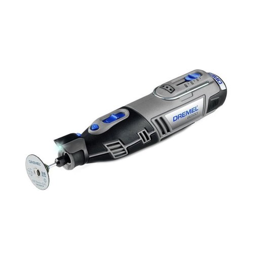 Шліфувально-гравірувальна машина Dremel 8220-5/65 акумуляторна (гравер), 12В, 2х2Ah, ЗП, 5000-35000об/хв, 65 насадок, 25см, 0.66кг