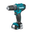 Шуруповерт Makita HP333DWYE, 10.8 В, 1.5 Ач, 0-450/1700 об/хв, 1.2 кг