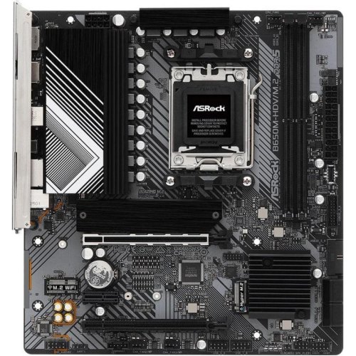 Материнcька плата ASRock B650M-HDV/M.2 sAM5 B650M 2xDDR5 M2.0 HDMI DP mATX
