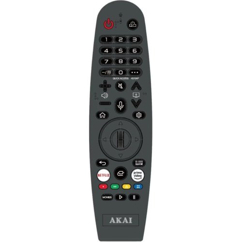 Телевізор 43 AKAI AK43UHD22W Smart TV (WebOS) Голосове керування, 3840 x 2160. 60 Гц, DVB-T2, DVB-S, DVB-C, звук 2х8 Вт, AV вхід x 1, USB x 2, VGA x