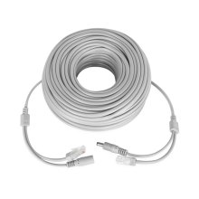 Патч-корд комбінований по кручений парі GreenVision GV-RJ-45 + DC-40M