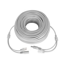 Патч-корд комбінований по кручений парі GreenVision GV-RJ-45 + DC-30M