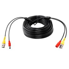 Кабель відеоспостереження GreenVision GV-BNC+DC-30M