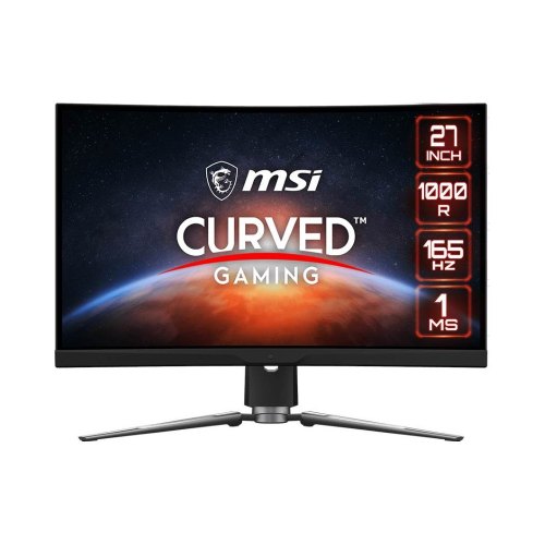 Монітор LCD 27 MSI MPG Artymis 273CQR-QD 2xHDMI, DP, USB-C, 2xUSB, Audio, VA, 2560x1440, 165Hz, 1ms, 95%DCI-P3, CURVED, FreeSync, HAS, HDR400