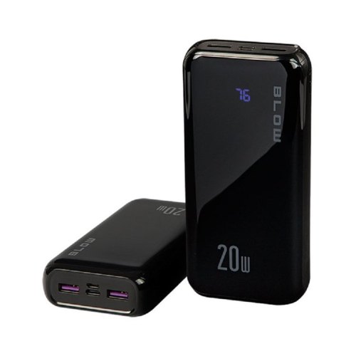 Зовнішній акумулятор Powerbank BLOW 30000MAH USB PB30A, Black