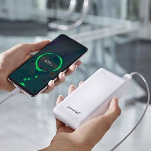 Зовнішній акумулятор INTENSO USB 20000MAH XS20000, White