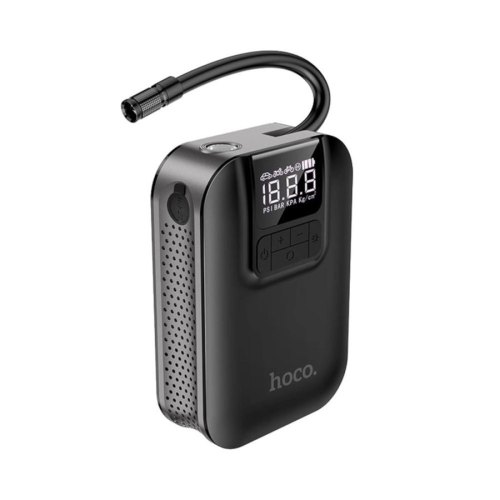 Автомобільний насос HOCO S53 Breeze portable smart air pump Black