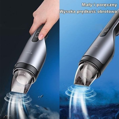 Автомобільний пилосос Usams US-ZB108-1 Mini Handheld Vacuum Cleaner Black
