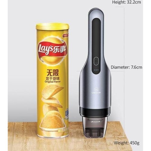 Автомобільний пилосос Usams US-ZB108-1 Mini Handheld Vacuum Cleaner Black