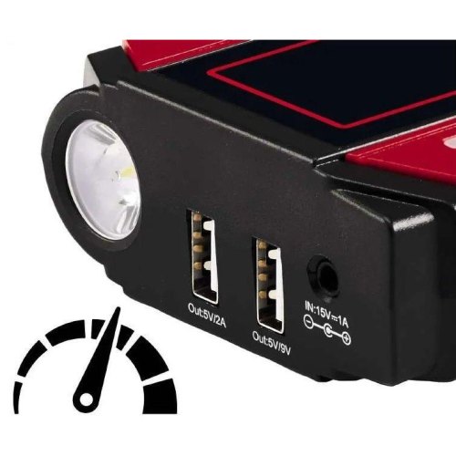 Пусковий пристрій Einhell CE-JS 12 Jump Starter Power Bank, для автомобілів, 11100мАг, 2хUSB 5В, 12В, пуск 400А