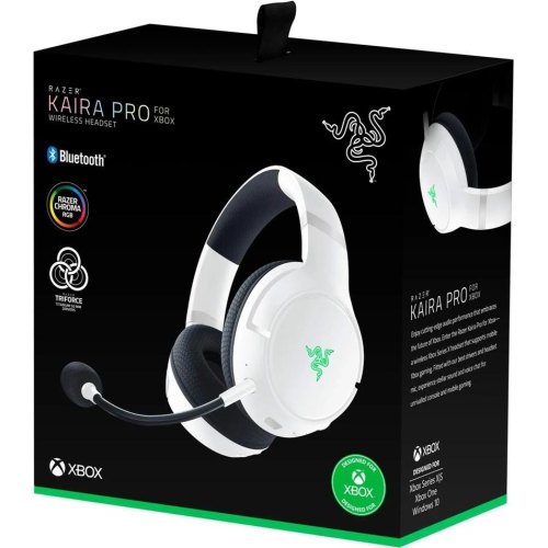 Гарнітура ігрова бездротова, Razer Kaira Pro for Xbox White (RZ04-03470300-R3M1)