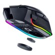 Мишка бездротова, Razer Basilisk V3 Pro, RGB, USB-A/WL/BT, чорний