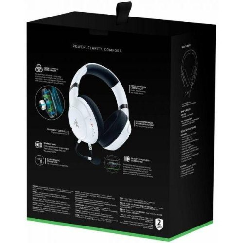 Гарнітура ігрова дротова, Razer Kaira X for Xbox White (RZ04-03970600-R3M1)