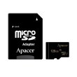 MicroSDXC 128GB UHS-I Class 10 Apacer + SD adapter (AP128GMCSX10U1-R)