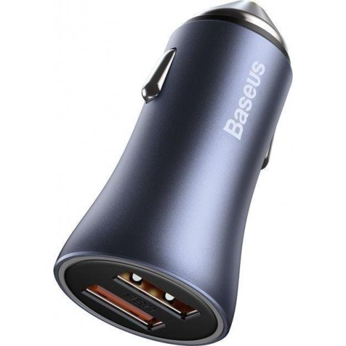 АЗП Baseus Golden  Contactor Pro 40W 2USB + Cable Type-C 5A (1m) (dark gray)