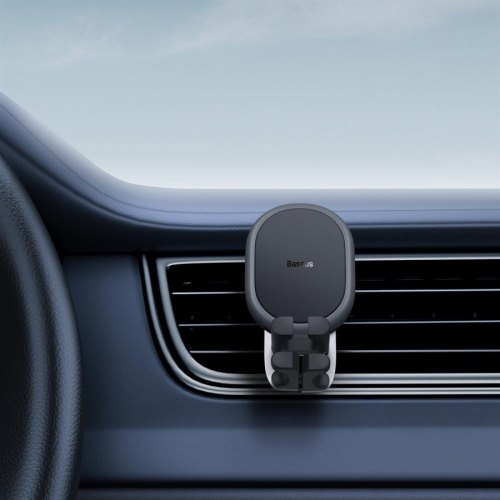 Автомобільне кріплення для смартфона 4.7-6.7 Gravity Drive (На решітку) Baseus Чорне