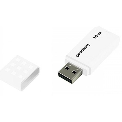 USB флеш, 16GB, GoodRam UME2 White (UME2-0160W0R11) пластик, білий, USB 2.0