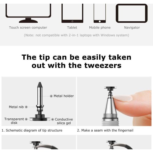 Стилус Baseus Golden Cudgel Capacitive (black)