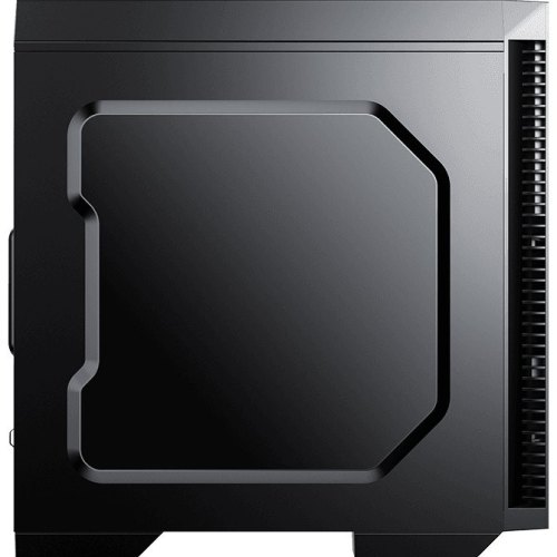 Корпус ATX без блока живлення  polymer resin soundproof cotton  Dark Silent