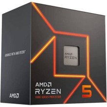 Процесор AMD Ryzen 5 7600 (6C/12T, 4.7-5.1GHz,32MB,65W,AM5, Wraith Stealth) BOX (100-100001015BOX)