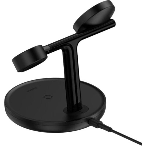БЗП Baseus Swan 3-in-1 Wireless Magnetic Charging Bracket 20W Black Universal version Black