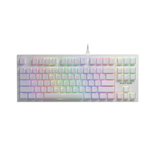 Клавіатура дротова, механічна HATOR Skyfall TKL PRO ENG/UKR/RUS (HTK-656) White