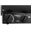 Обігрівач NEO теплова гармата, 2 кВт, нерж. сталь, 50м2, 253 м3/ч