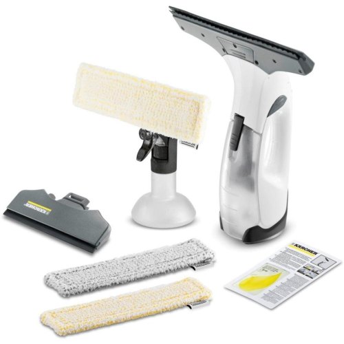 Пилосос Karcher віконний WV 2 Premium, вода -0.1л, автон. робота до 35хв, вага-1кг, білий