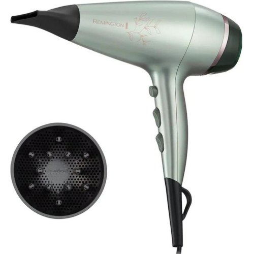 Фен Remington Botanicals, 2300Вт, 3 режими, дифузор, іоніз-я, хол. обдув, м'ятний
