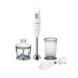 Блендер ручний Bosch MSM26500 - 600Вт/подрібнювач/вінчик/білий