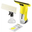 Пилосос Karcher віконний WV 6 Plus, вода -0.15л, автон. робота до 100хв, вага-0.76кг, дісплей, жовто-чорний