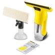 Пилосос Karcher віконний WV 6 Plus, вода -0.15л, автон. робота до 100хв, вага-0.76кг, дісплей, жовто-чорний