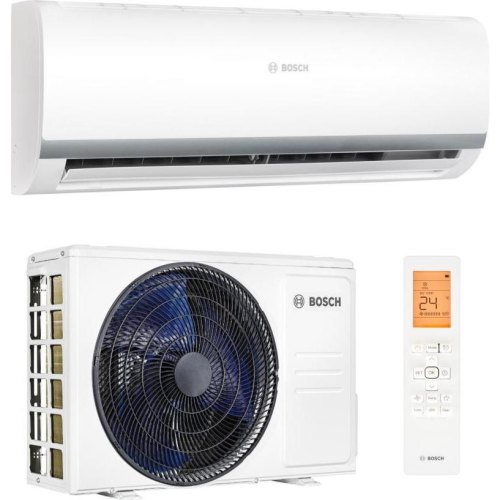 Кондиціонер Bosch CL2000 RAC 2,6, 9000 BTU, інвертор, 25 м2, A++/A+, R32, білий