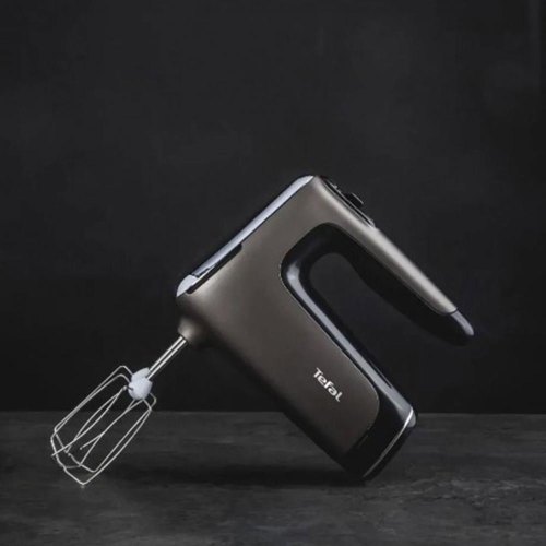 Міксер Tefal ручний Powermix Silence 600Вт, насадки-4, турборежим, сіро-чорний