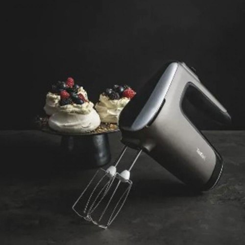 Міксер Tefal ручний Powermix Silence 600Вт, насадки-4, турборежим, сіро-чорний