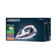 Праска Ardesto IR-B2245-E, 2400Вт, 400мл, паровий удар, електр. керування, керам. підошва, біло-сірий