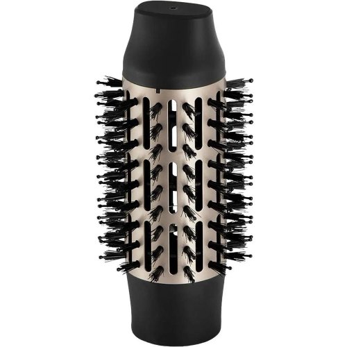 Фен-щітка Remington Blow Dry & Style Caring, 1200Вт, 2 режими, іоніз-я, хол. обдув, кейс для зберігання, кераміка, чорно-золотий