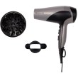 Фен Remington Ionic Dry, 2200Вт, 3 режими, дифузор,турмалинова іоніз-я, хол. обдув, сіро-чорний