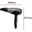 Фен Remington Ionic Dry, 2200Вт, 3 режими, дифузор,турмалинова іоніз-я, хол. обдув, сіро-чорний