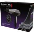Фен Remington Ionic Dry, 2200Вт, 3 режими, дифузор,турмалинова іоніз-я, хол. обдув, сіро-чорний