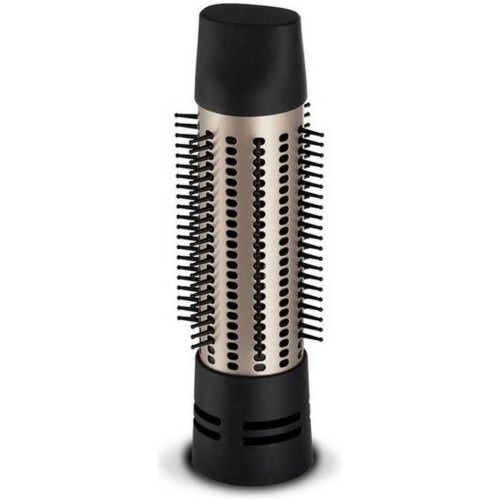 Фен-щітка Remington Blow Dry & Style Caring, 1000Вт, 2 режими, іоніз-я, хол. обдув, чохол, кераміка, чорно-золотий