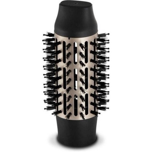 Фен-щітка Remington Blow Dry & Style Caring, 1000Вт, 2 режими, іоніз-я, хол. обдув, чохол, кераміка, чорно-золотий