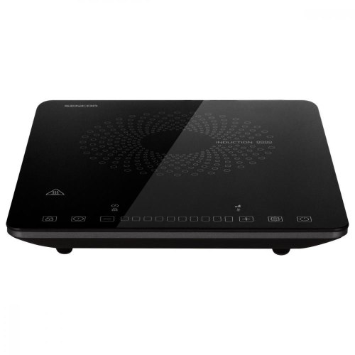 Плитка настільна Sencor індукційна, комфорок - 1 на 2кВт, керування - сенсорне, чорний