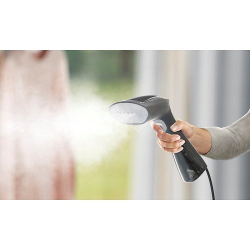 Відпарювач Electrolux компактний, 1200Вт, 100мл, постійна пара - 20гр, пластик. підошва, сірий