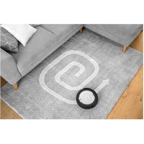 Робот-пилосос Sencor, 100Вт, h=7.5см, конт пил -0.2л, автон. робота до 45хв, вага-2.5кг, НЕРА, чорний