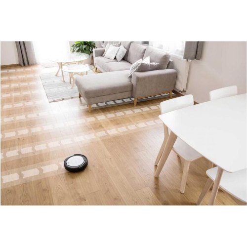 Робот-пилосос Sencor, 100Вт, h=7.5см, конт пил -0.2л, автон. робота до 45хв, вага-2.5кг, НЕРА, чорний