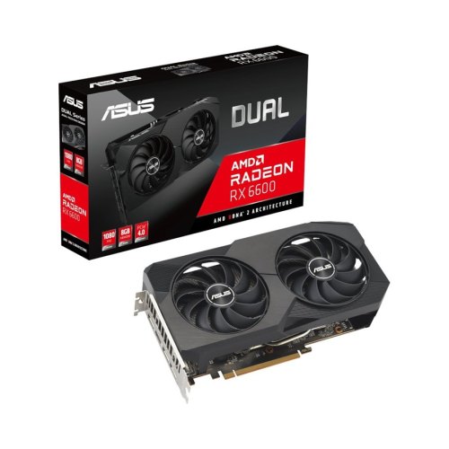 Відеокарта ASUS  Radeon RX 6600 8GB GDDR6 DUAL DUAL-RX6600-8G-V2