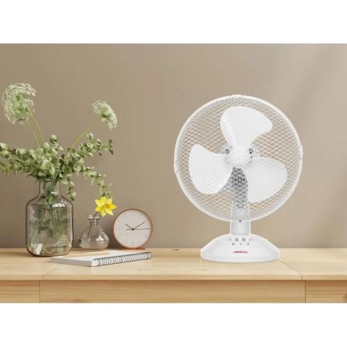 Вентилятор ARDESTO настільний, 23см, 30Вт, білий