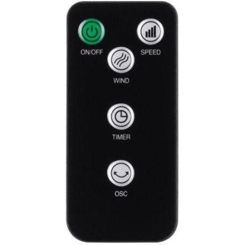 Вентилятор ARDESTO колонний, 110см, 50Вт, пульт ДК, дисплей, чорно-білий