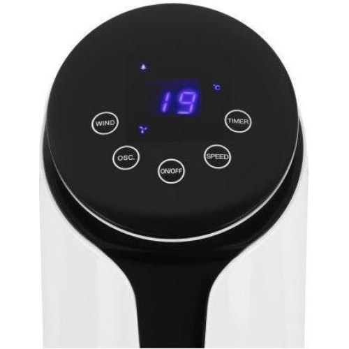 Вентилятор ARDESTO колонний, 110см, 50Вт, пульт ДК, дисплей, чорно-білий